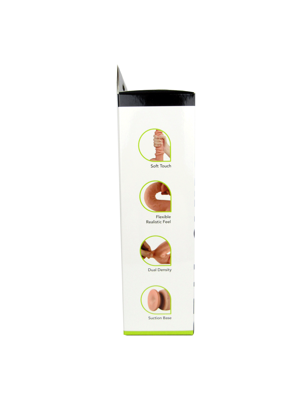 Real Skin 8" Dual Layer Dildo - Beige