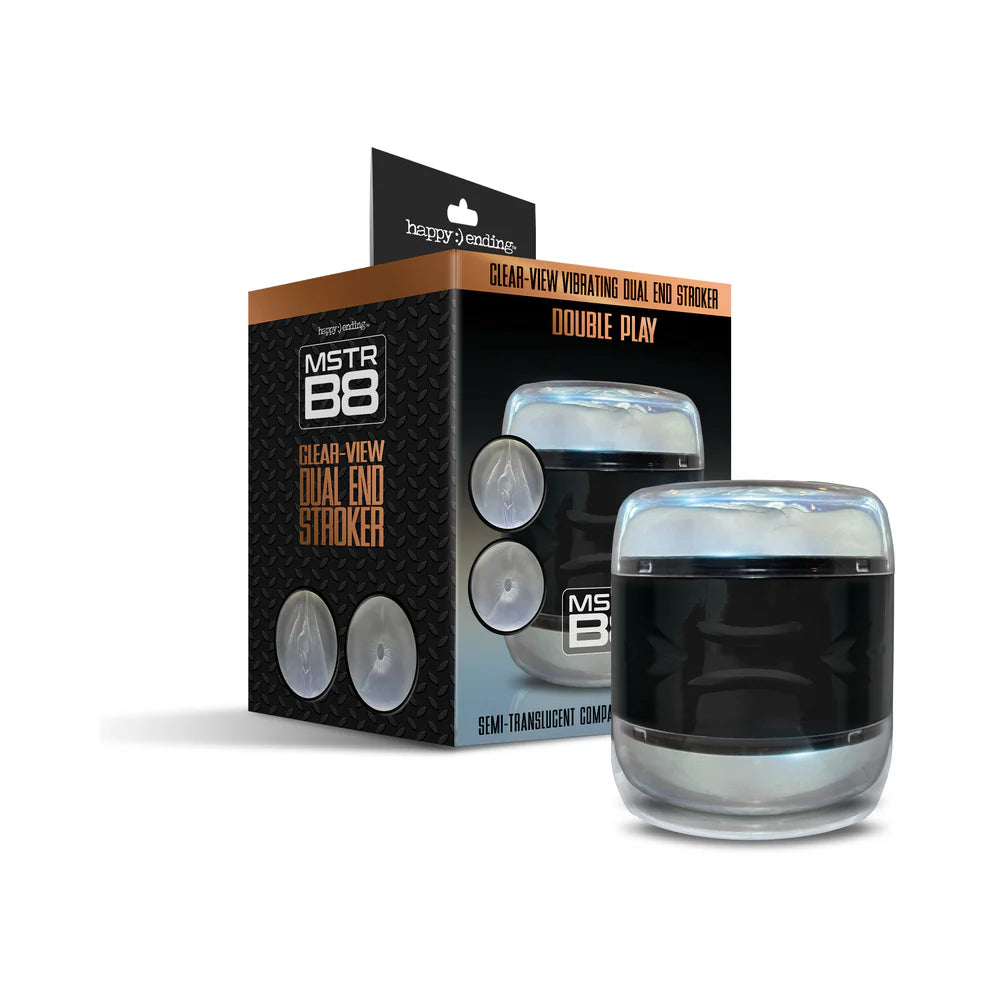 MSTR B8 Clear-View Dual End Stroker Double Play