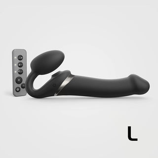 Strap-On-Me Multi Orgasm Bendable Strap-On Large Black