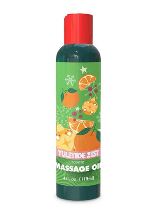 Holiday Massage Oil, Yuletide Zest, 4oz