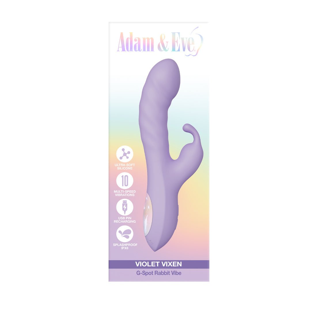 Adam & Eve Violet Vixen G-Spot Rabbit Vibe