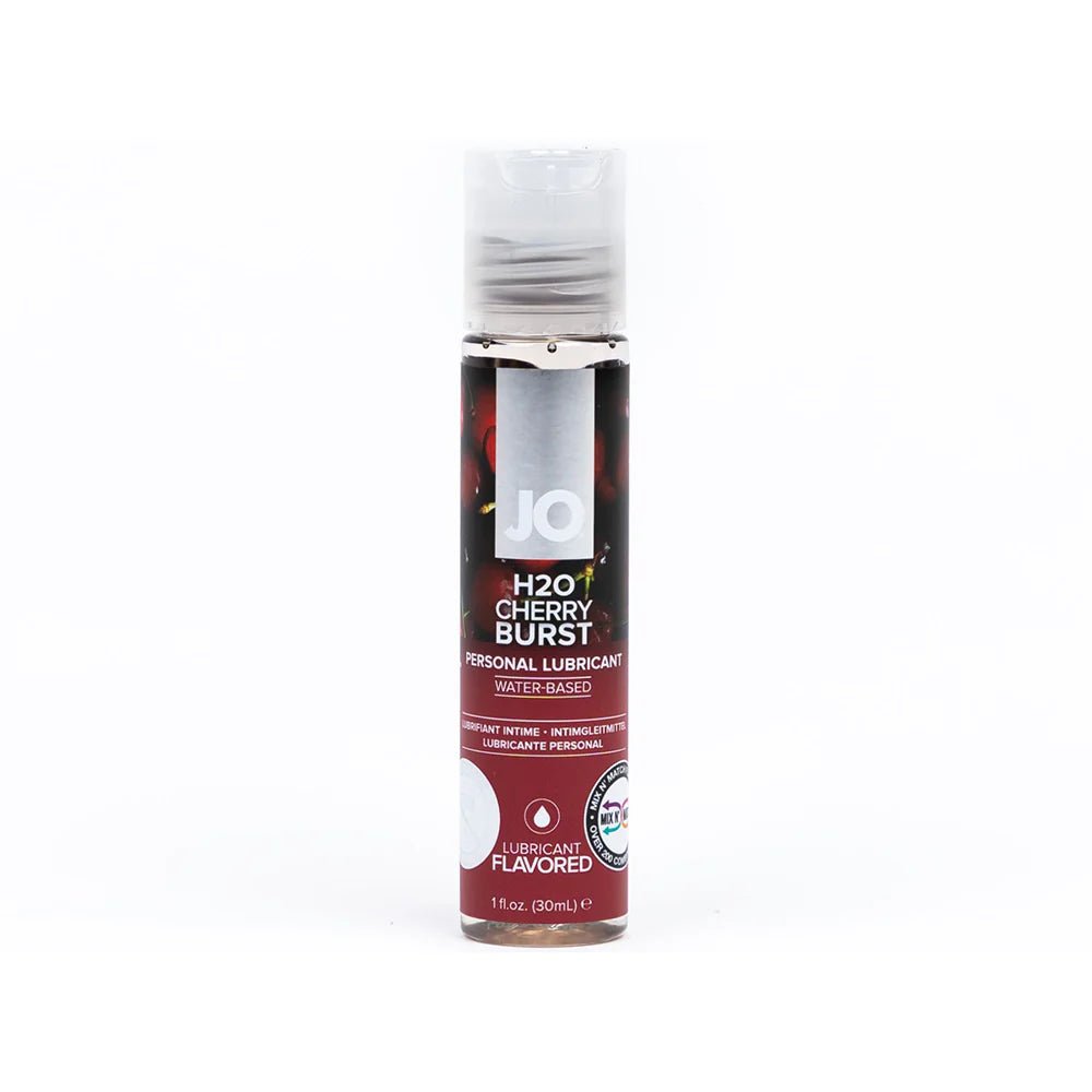 JO H2O Cherry Burst Flavored Water-Based Lubricant 1 oz.