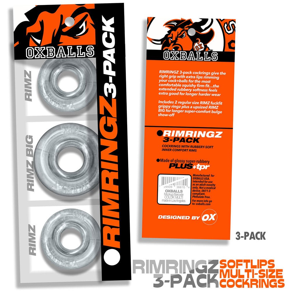 Rimringz Multi Size 3 Pack - Clear