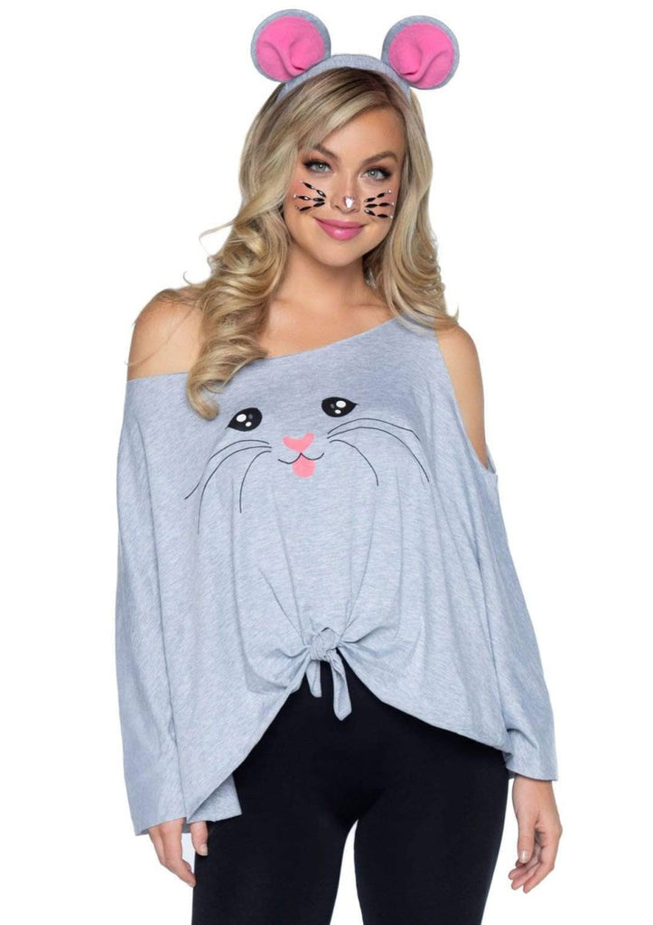 2 Pc Mouse Costume Poncho Set - One Size - TruLuv Novelties