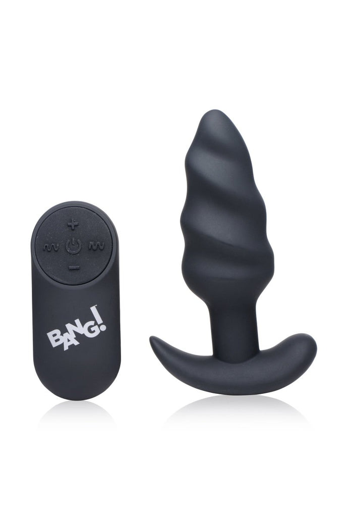 21x Silicone Swirl Plug With Remote - TruLuv Novelties