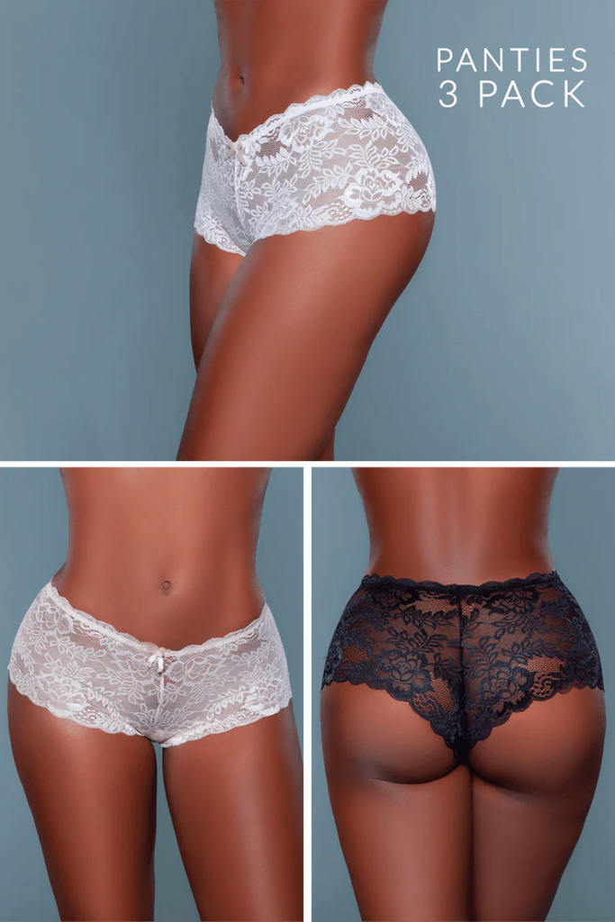 2204 Hayden Boyshort 3 Pack - TruLuv Novelties