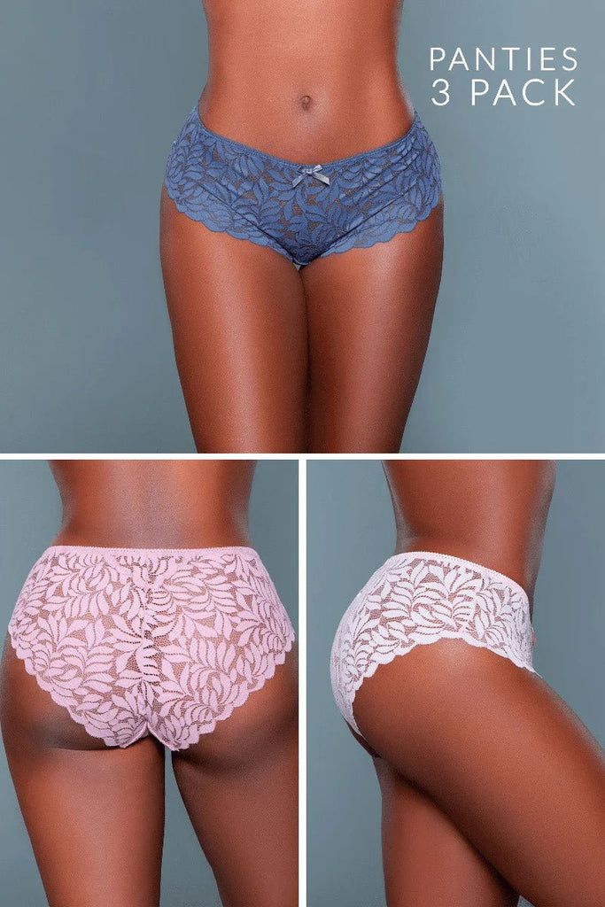 22113PK Livvy Hipster 3 Pack - TruLuv Novelties