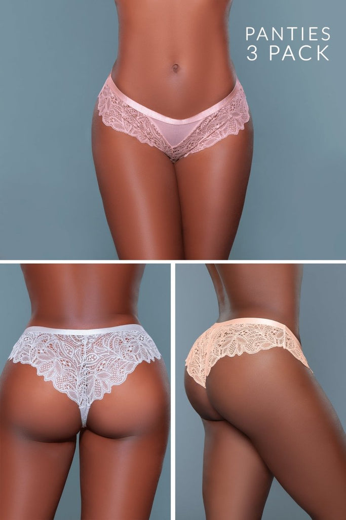 2212B3PK Wren Cheeky 3 Pack - TruLuv Novelties