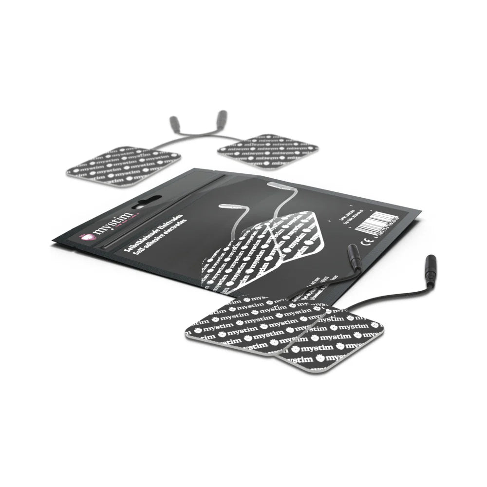 Mystim Replacement Square Electrode Pad 4-Pack
