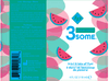 3some 3-in-1 Lubricant - Watermelon - 4 Fl. Oz. - TruLuv Novelties