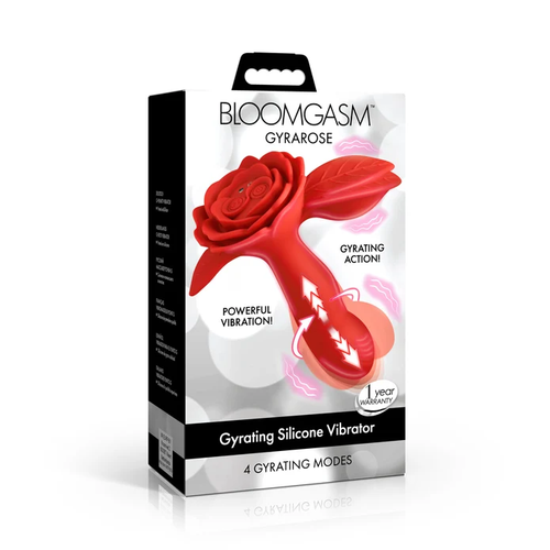 Bl Gyrating Silicone Vibrator Red