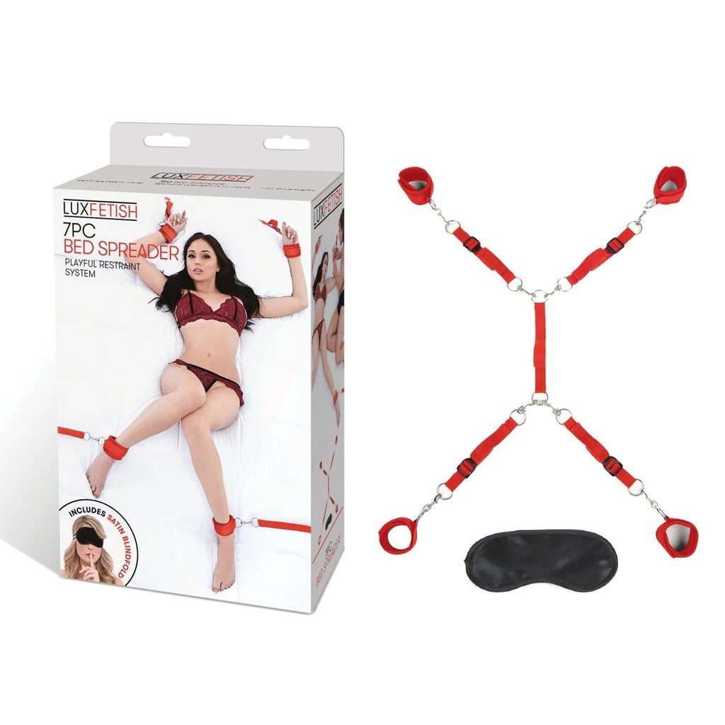 7 Pc Bed Spreader - Red - TruLuv Novelties