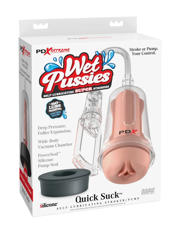 Pdx Extreme Wet Pussies Pump System Quick Suck Light