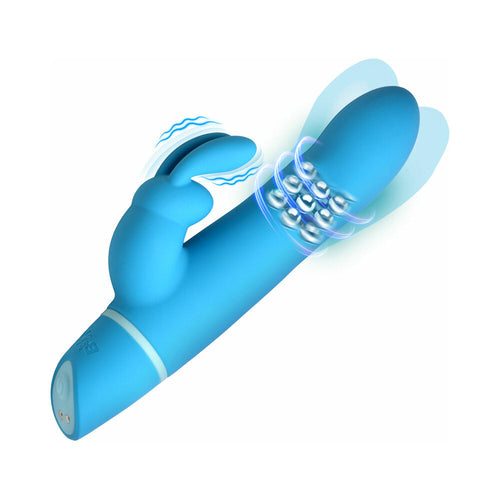 BANG! Silicone Rabbit Vibrator Blue