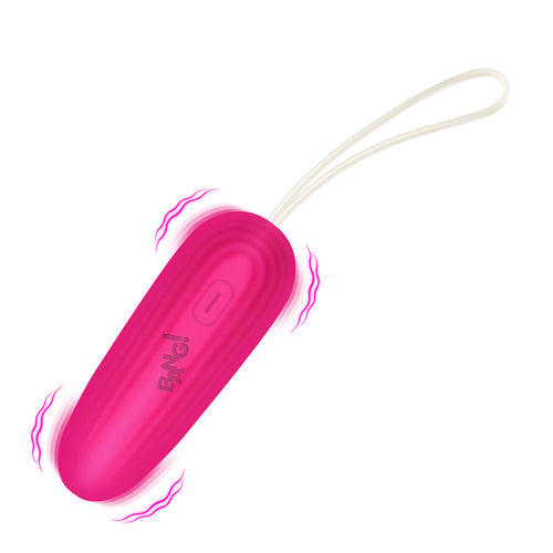BANG! Silicone Vibrating Egg Pink