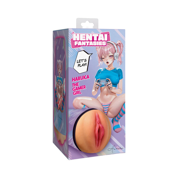 Hentai Fantasies Haruka the Gamer Girl Pussy Masturbator