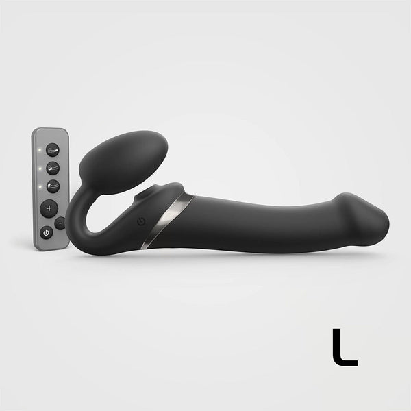 Strap-On-Me Multi Orgasm Bendable Strap-On Large Black