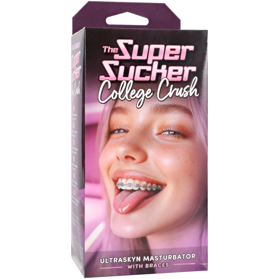 The Super Sucker College Crush Ultraskyn Masturbator With Braces Vanilla