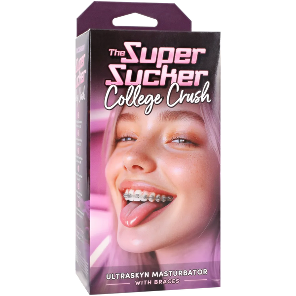 The Super Sucker College Crush Ultraskyn Masturbator With Braces Vanilla