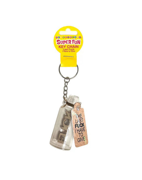 6ct Super Fun Last Fuck I Have to Give Key Chain