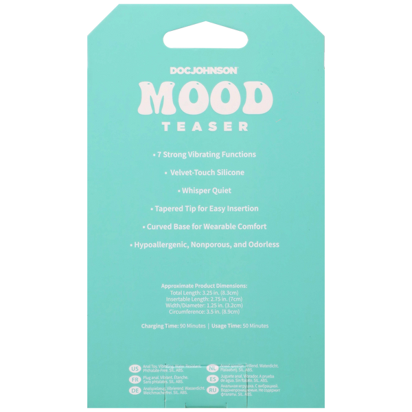 Mood - Teaser - Vibrating Micro Plug Lavender