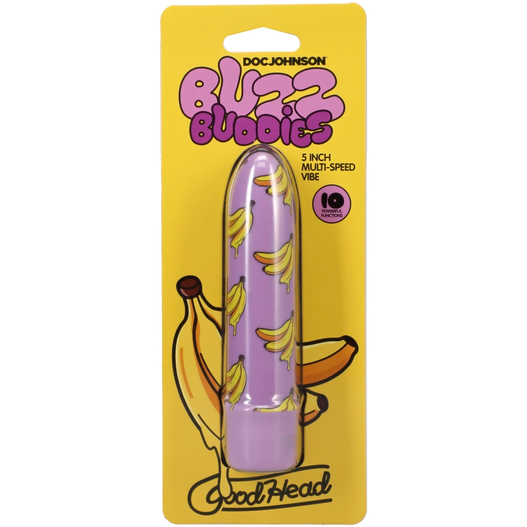 Goodhead - Buzz Buddies - 5 Inch Muti-Speed Vibe Bananas