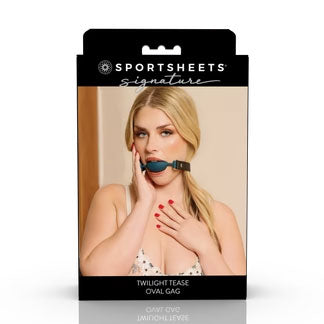 Signature Twilight Tease Oval Gag Blue