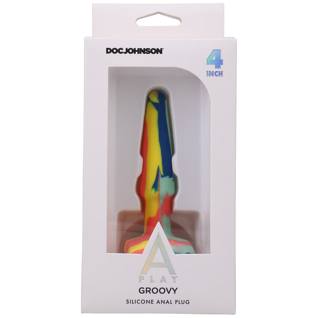 A-Play Groovy Silicone Anal Plug Inch - TruLuv Novelties