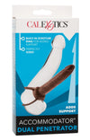 Accommodator Dual Penetrator - Brown - TruLuv Novelties