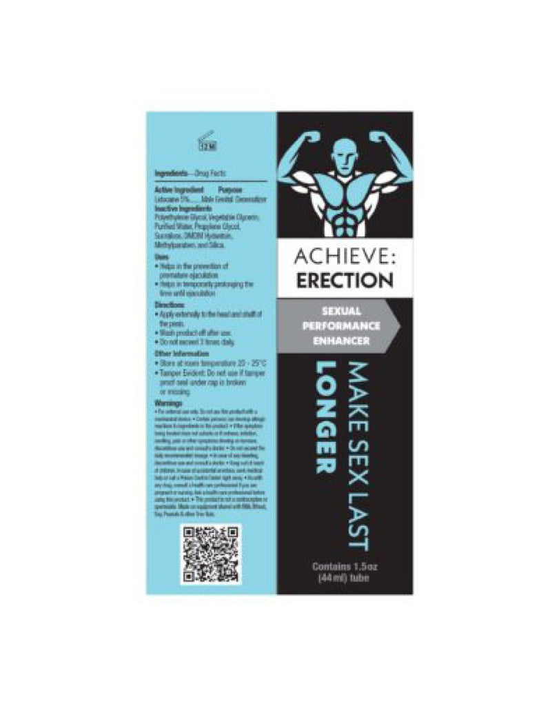 Achieve Erection - Sexual Performance Enhancer 1.5 Oz - TruLuv Novelties