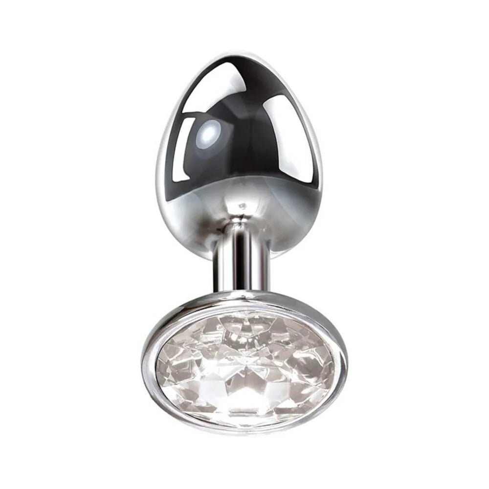 Adam & Eve Clear Gem Anal Plug Small - TruLuv Novelties