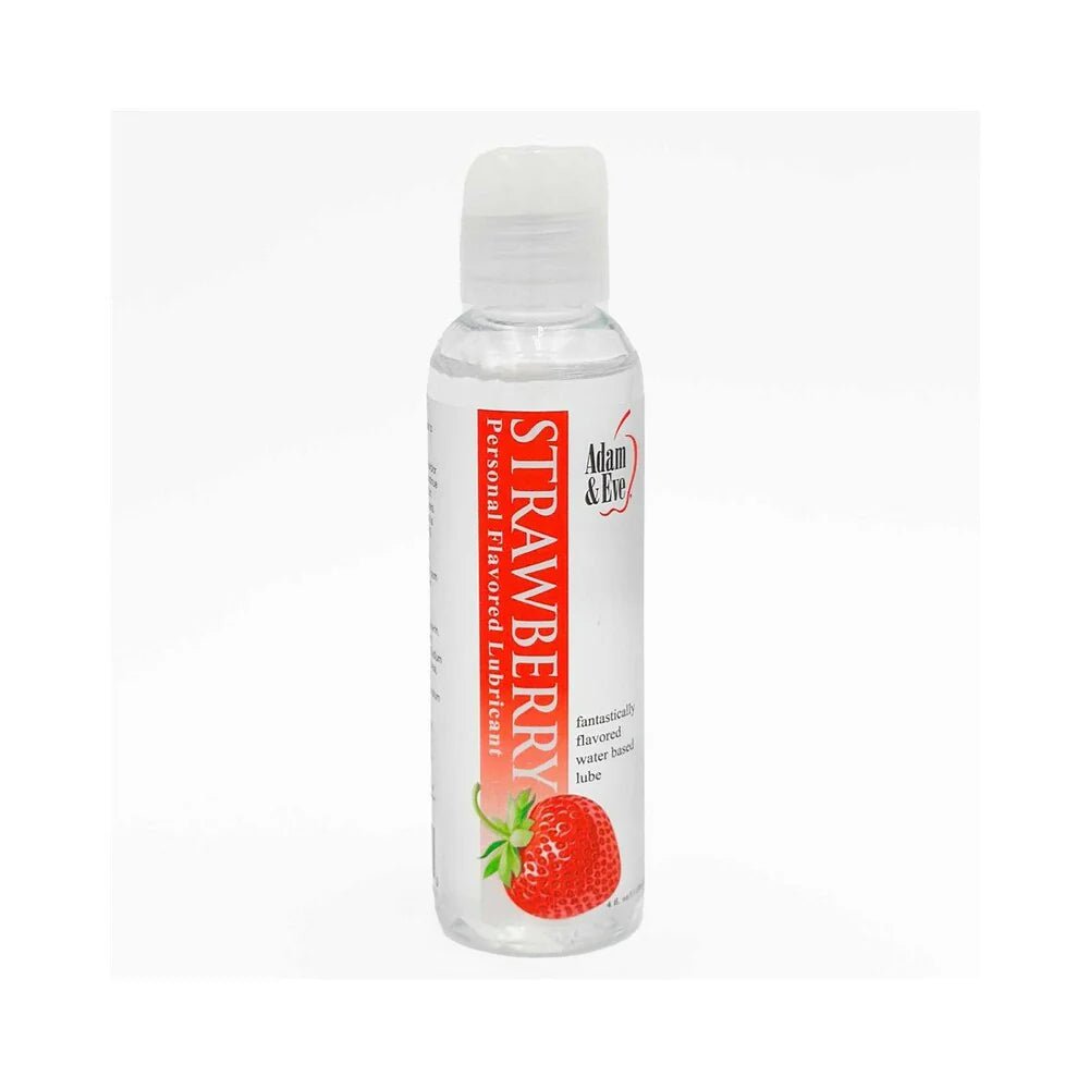 Adam & Eve Flavored Lubricant Strawberry 4 oz. - TruLuv Novelties