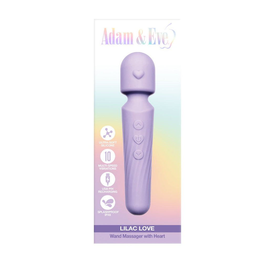 Adam & Eve Lilac Love Wand - TruLuv Novelties