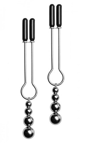 Adorn Triple Bead Nipple Clamp Set - TruLuv Novelties