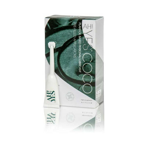 AH! YES COCO Plant-Oil Based Personal Lubricant Applicators 6-Pack 0.17 oz. - TruLuv Novelties