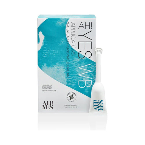 AH! YES WB Water - Based Personal Lubricant Applicators 6 - Pack 0.17 oz. - TruLuv Novelties
