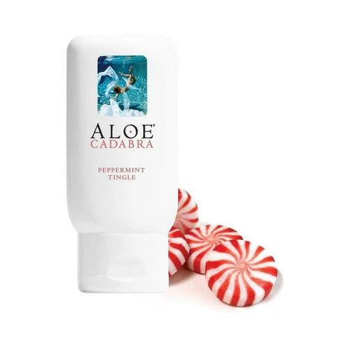 Aloe Cadabra Peppermint Tingle Aloe Lubricant 2.5 oz. - TruLuv Novelties