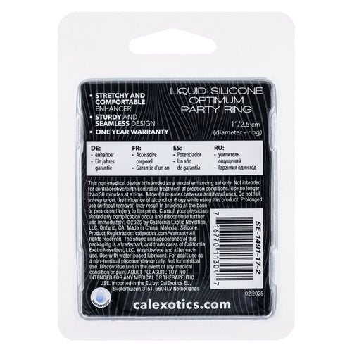 Alpha Liquid Silicone Optimum Party Ring - TruLuv Novelties