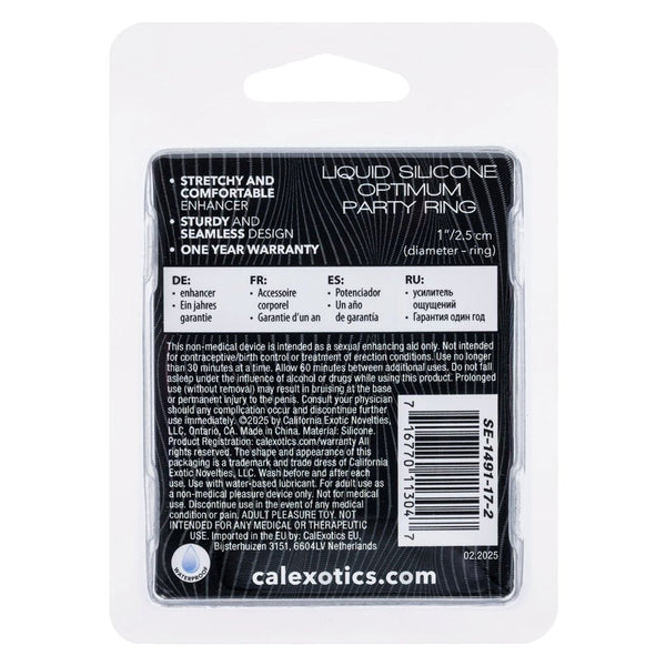 Alpha Liquid Silicone Optimum Party Ring - TruLuv Novelties