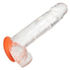 Alpha Liquid Silicone Prolong Large Ring - Orange - TruLuv Novelties