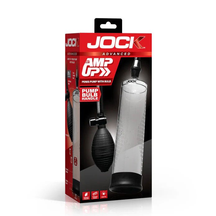 Amp Up Penis Pump With Bulb - Clear - TruLuv Novelties