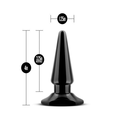 Anal Adventures - Easy Plug - Black - TruLuv Novelties