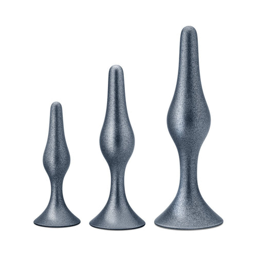 Anal Adventures Matrix Genesis Plug Kit Stellar Silver - TruLuv Novelties