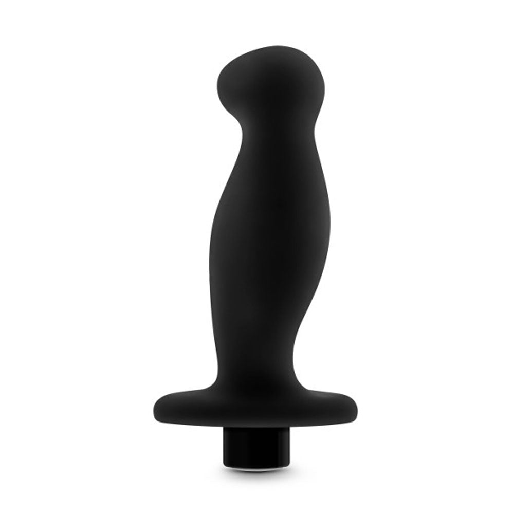 Anal Adventures - Platinum - Silicone Vibrating Prostate Massager 02 -Black - TruLuv Novelties