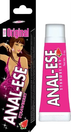 Anal-Ese Strawberry - .5 Oz. - Soft Packaging - TruLuv Novelties