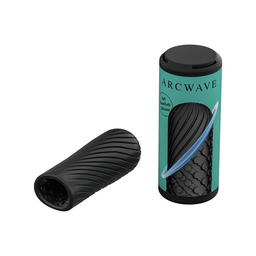 Arcwave Ghost Reversible Silicone Stroker Black - TruLuv Novelties