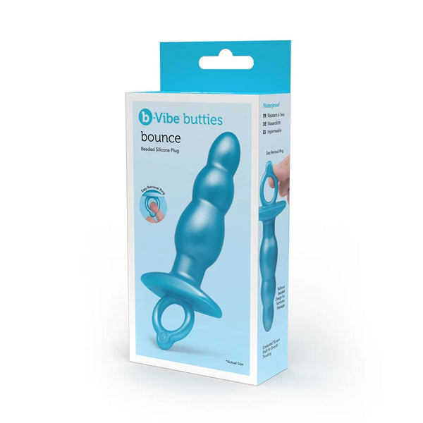 b - Vibe Butties Bounce Beaded Silicone Plug - TruLuv Novelties