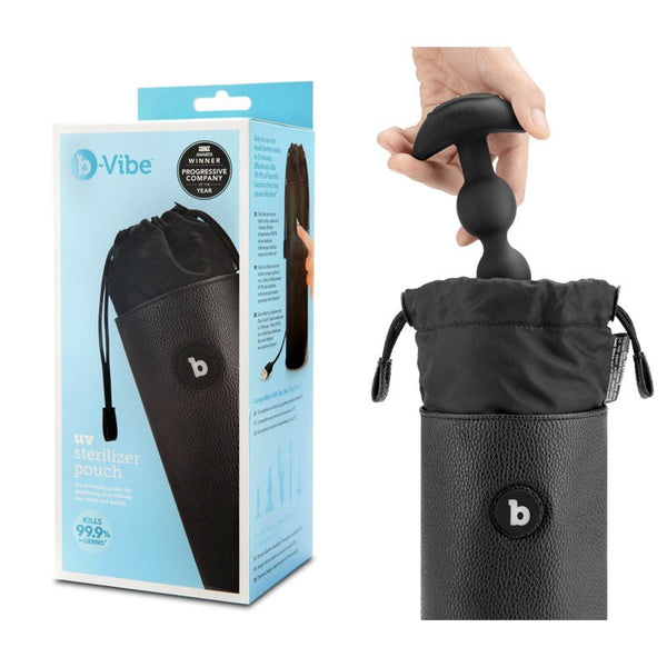 b-vibe UV Sterlizer Pouch Black - TruLuv Novelties