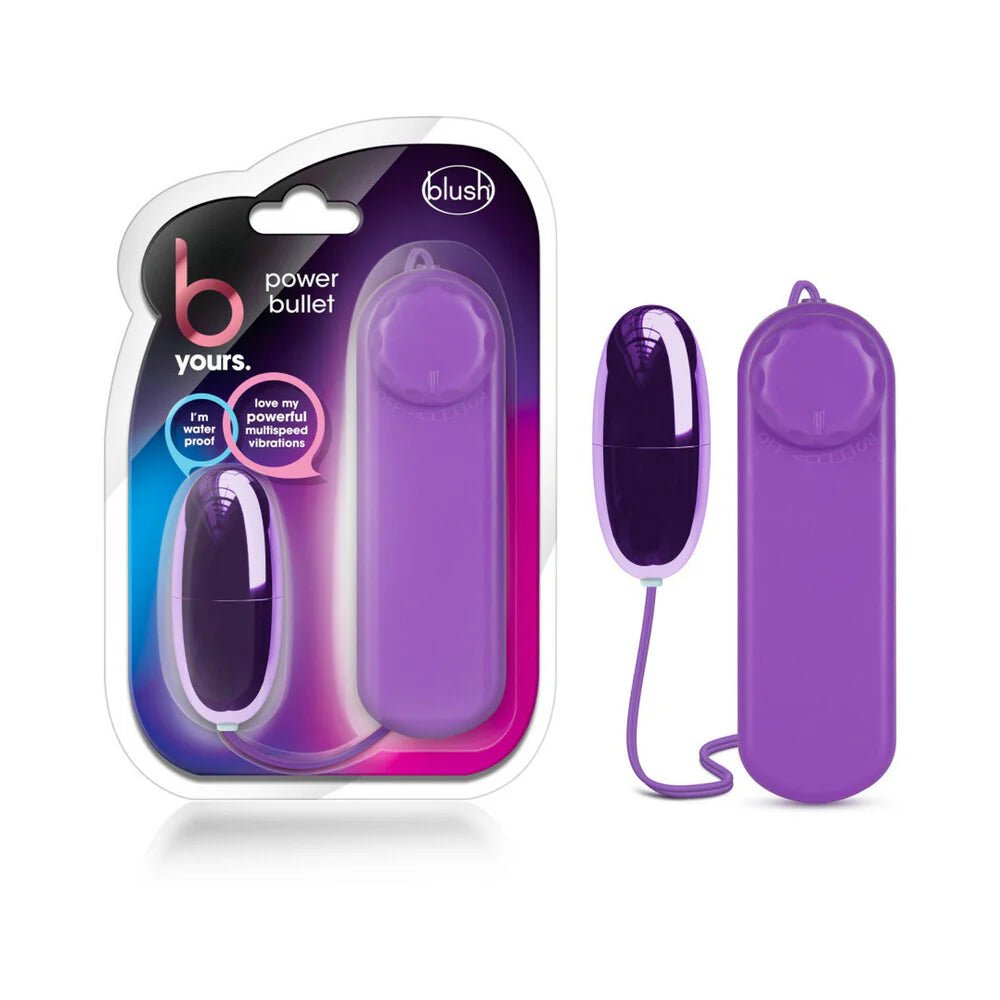 B Yours Power Bullet Remote - Controlled Egg Vibrator Purple - TruLuv Novelties