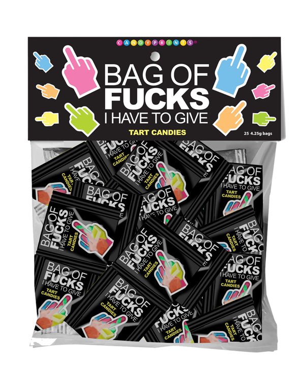 Bag of Fucks I Have to Give Bag of 25 Count - TruLuv Novelties